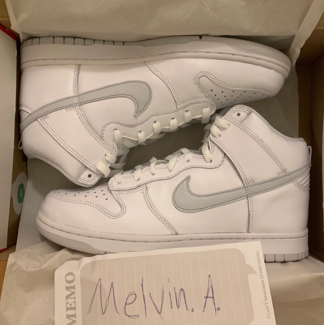 Nike Dunk High SP Pure Platinum - 90