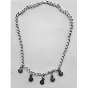😊-halsband - Coolt kedjehalsband  i silverfärg! 