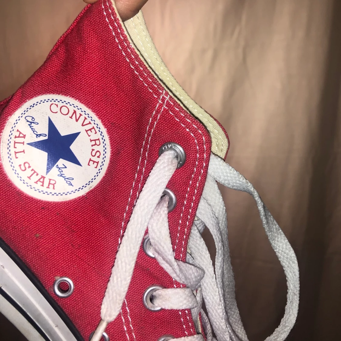 Röda Converse - 90