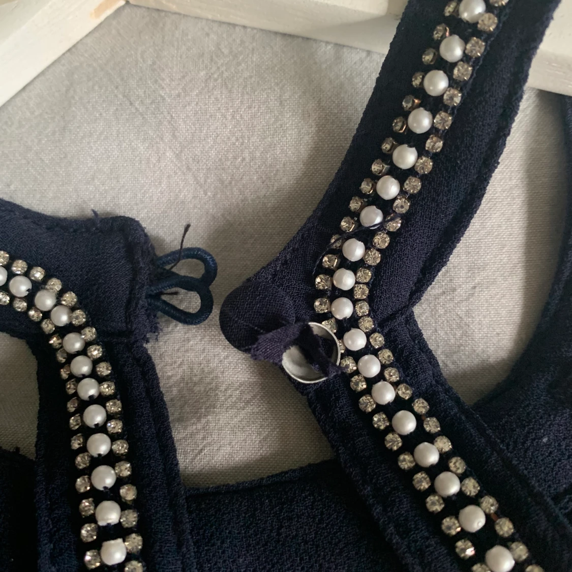 Marinblå balklänning - 91