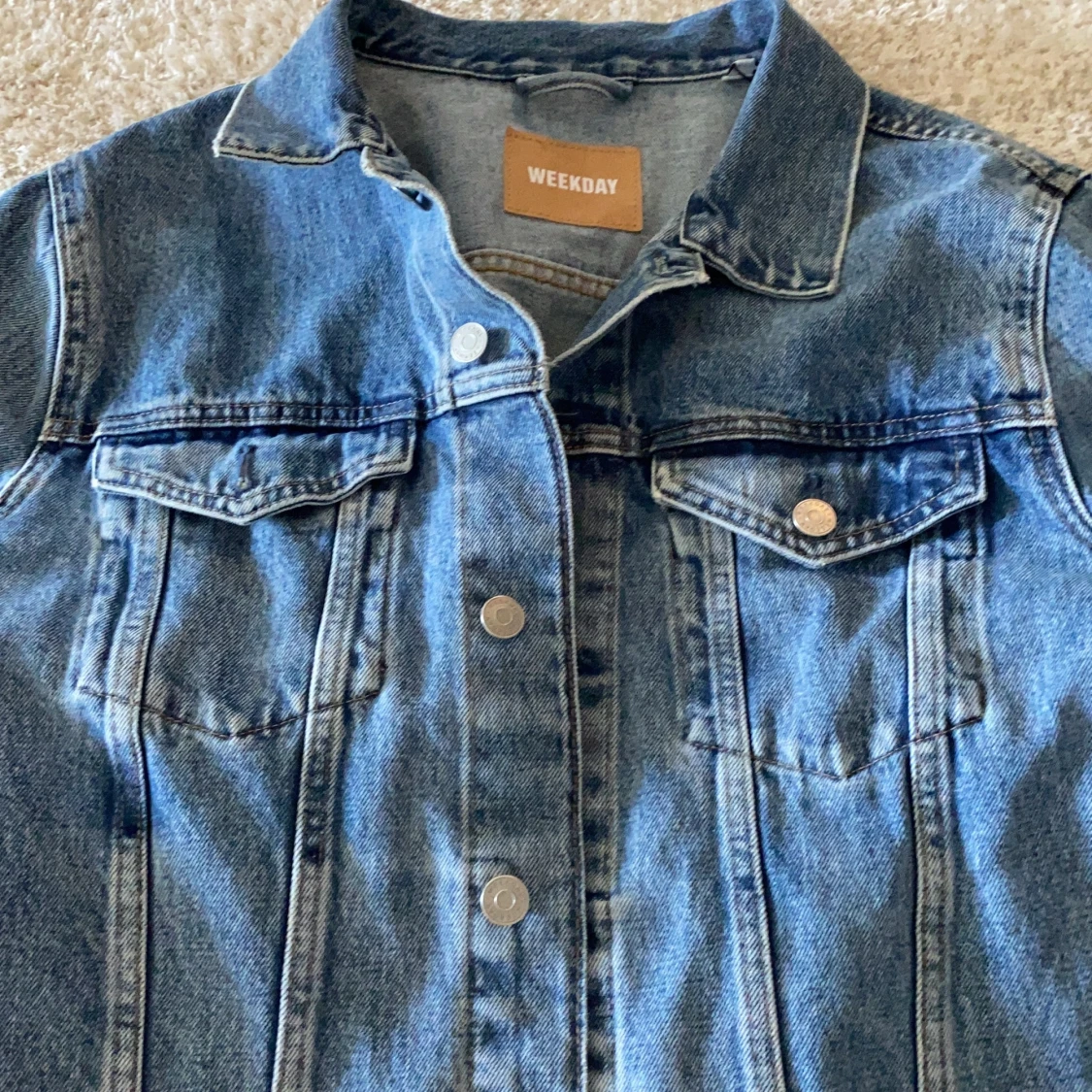 Jeansjacka oanvänd - 91