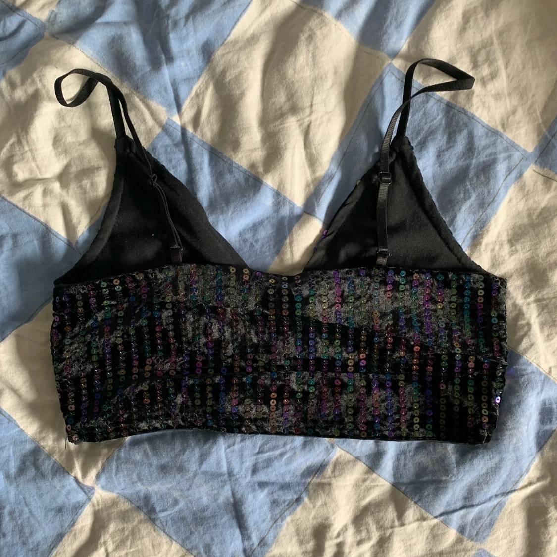 Topp med paljetter  - 90