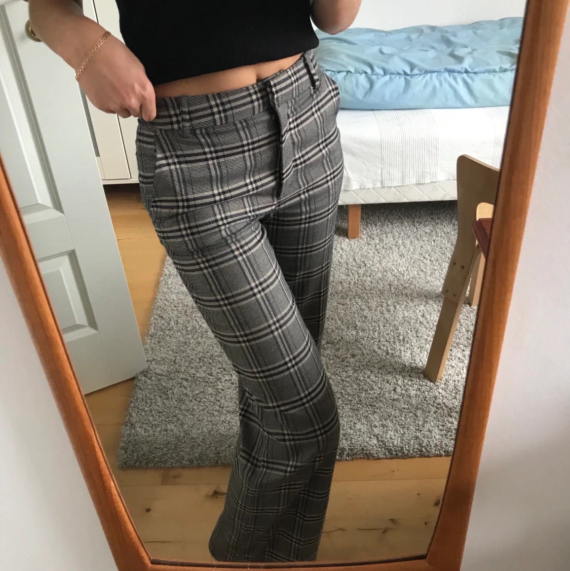 Rutiga Kostymbyxor  - 91