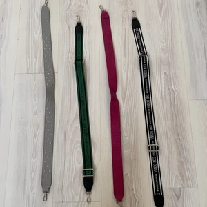 4 olika väskband - Säljer även dessa väskband som man kan sätta på de flesta väskor. Jag säljer dom för 75kr styck och alla är ifrån Don Donna💞köparen står för frakten