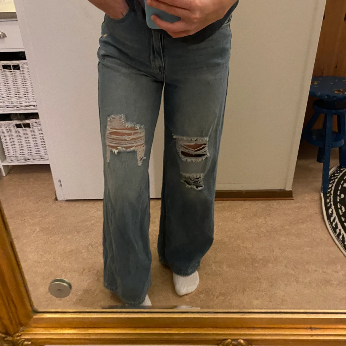 Jeans i storlek Xs