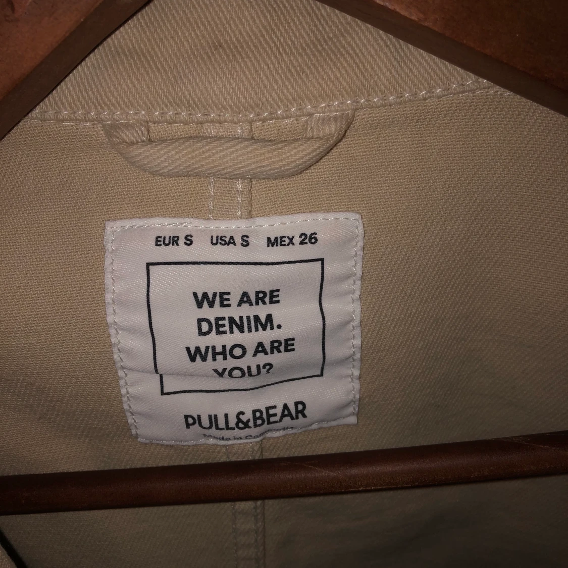 Beige Pull&Bear jeans jacka - 91