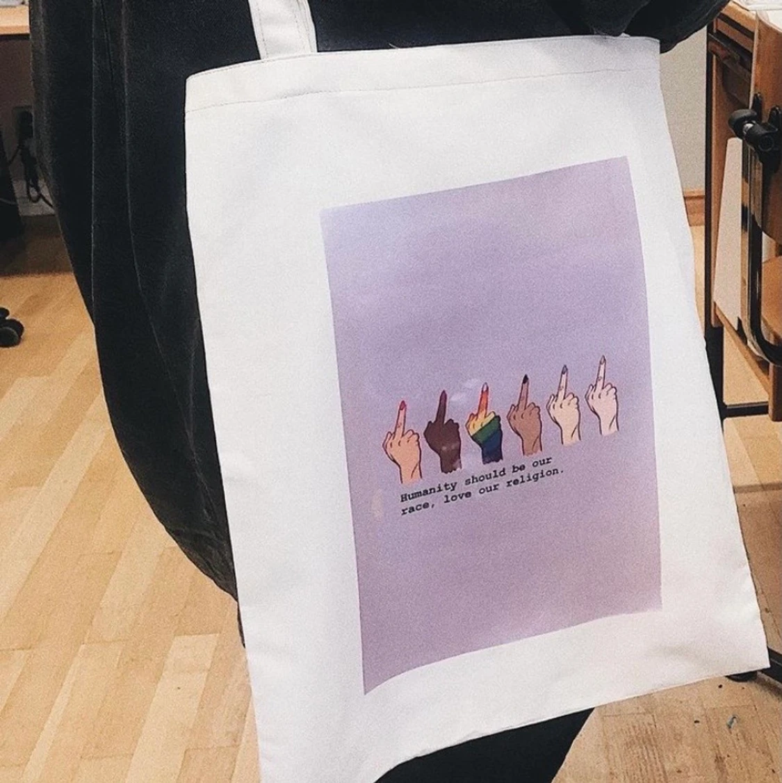 Tygakasse med valfritt tryck