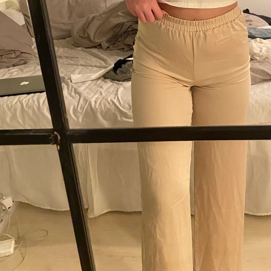 Matt silky pants - 90