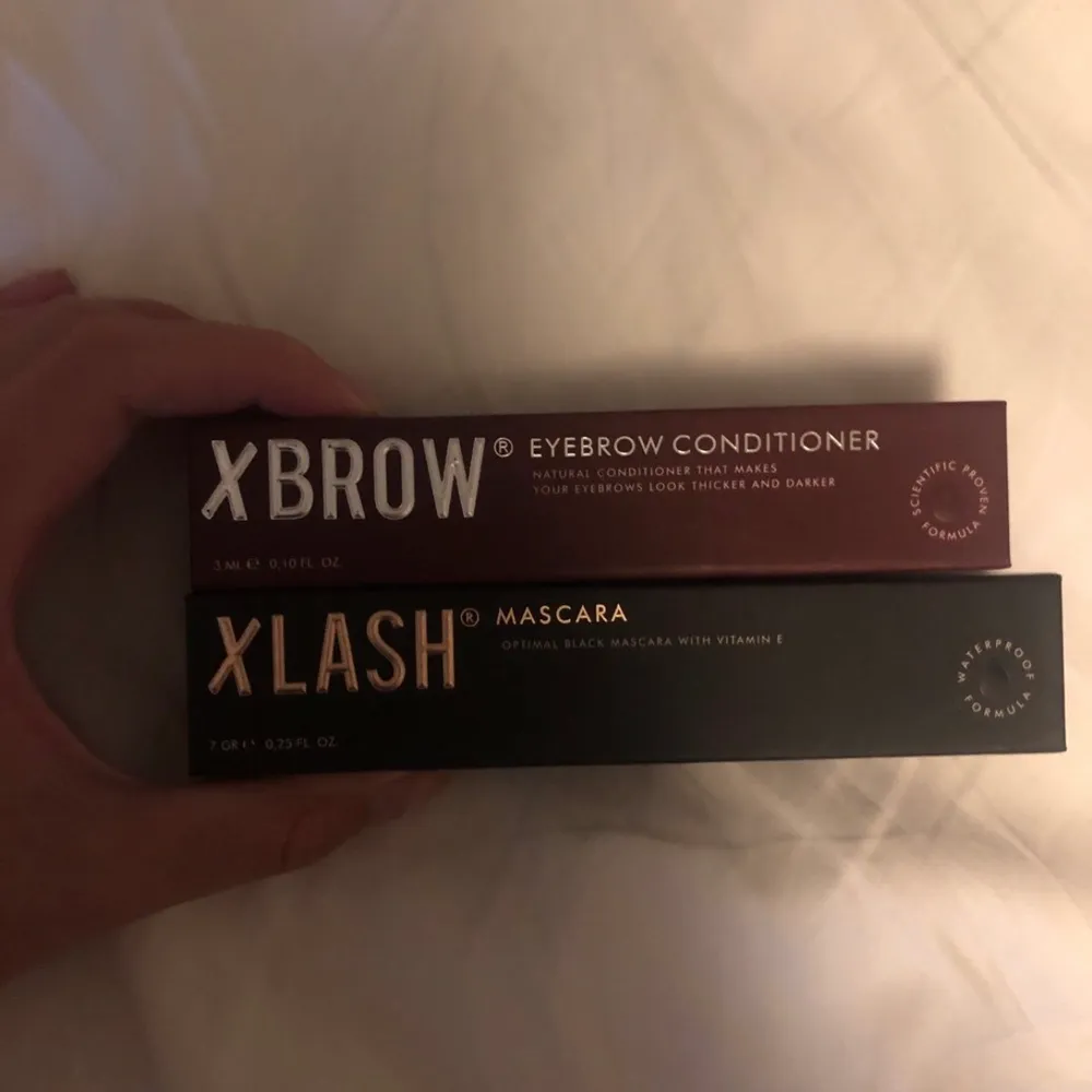 Xlash mascara och en Xbrow eyebrow conditioner helt oanvända byter helst mot serumet men annars får ni gärna ge ett bra bud! Kan säljas separat❤️. Övrigt.