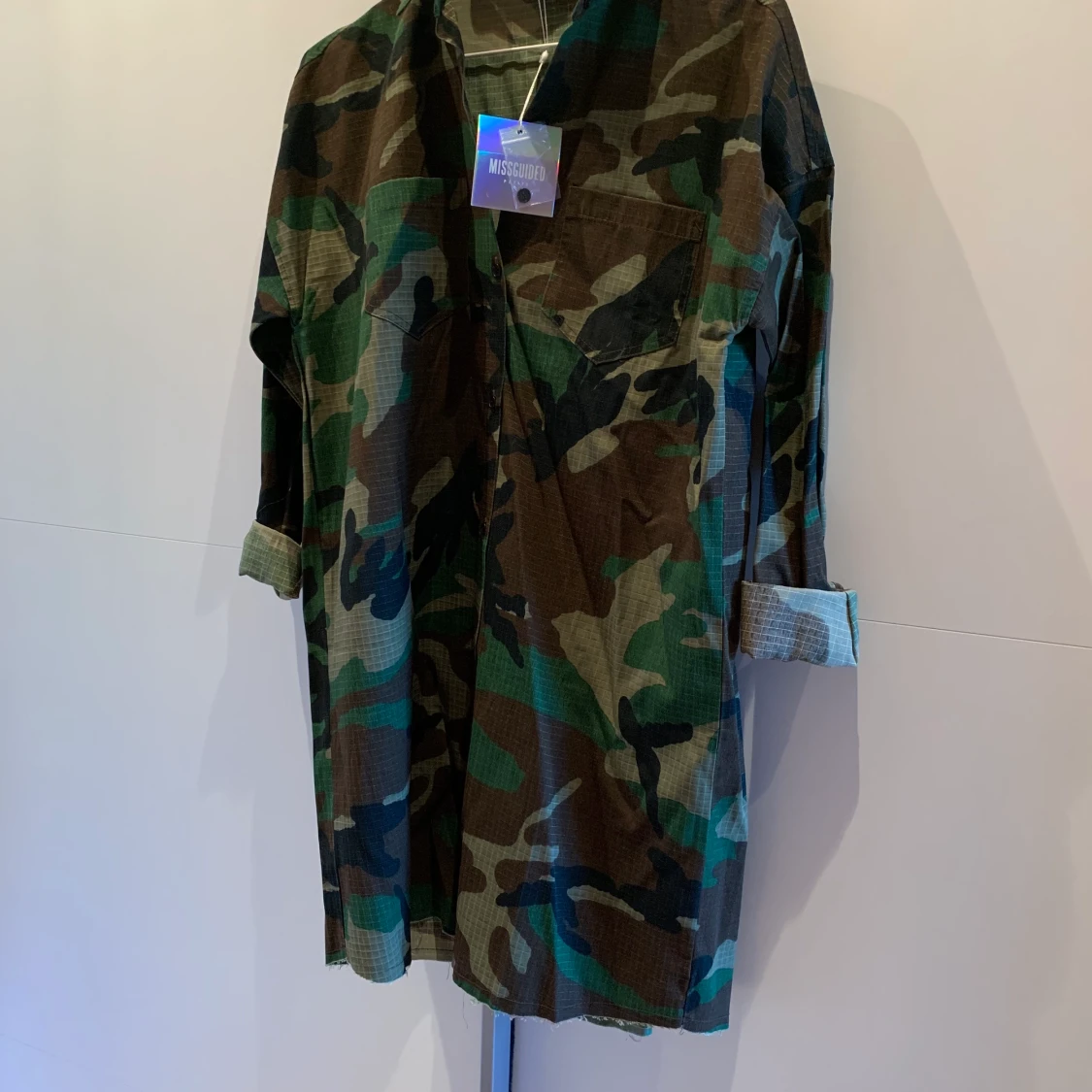 Militärmönstrad klänning 