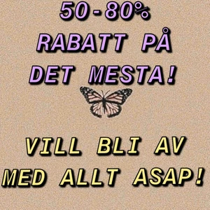  - saker som är oanvända/använda 1 gång är det ordinarie pris på, ger dock paketpris vid köp av flera saker 😊 Snabbaffärer uppskattas. Om ni är intresserade kan ni skriva ert namn och adress med en gång. Tack! 🌷