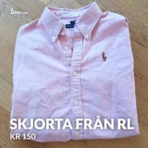  - Snygg laxfärgad skjorta från Ralph lauren😍