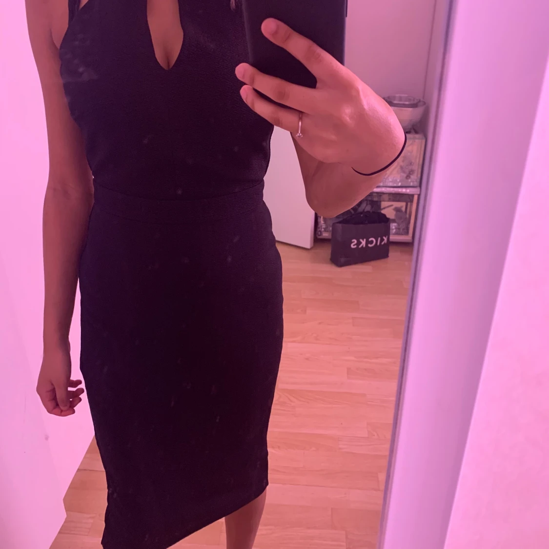 Svart fest klänning 