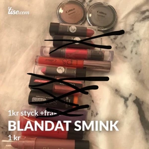 Blandat smink - 10kr +frakt för allt eller 1kr styck+frakt. Får inte sålt därför billigt pris.