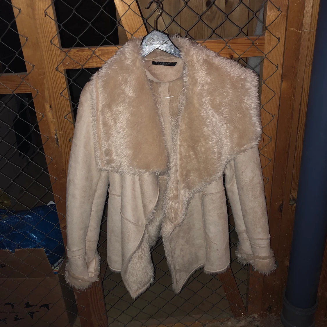 Mysig pälsjacka (ej äkta)