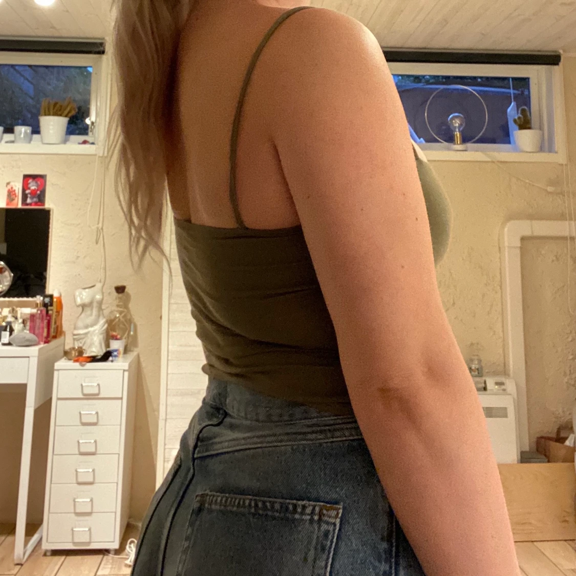 Militärgrönt Linne - 90