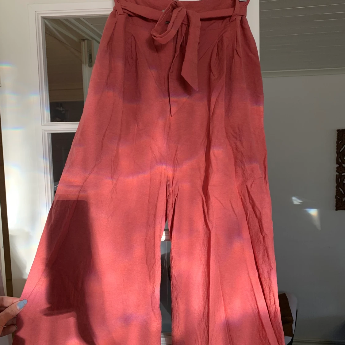 Rosa culottebyxa - 90