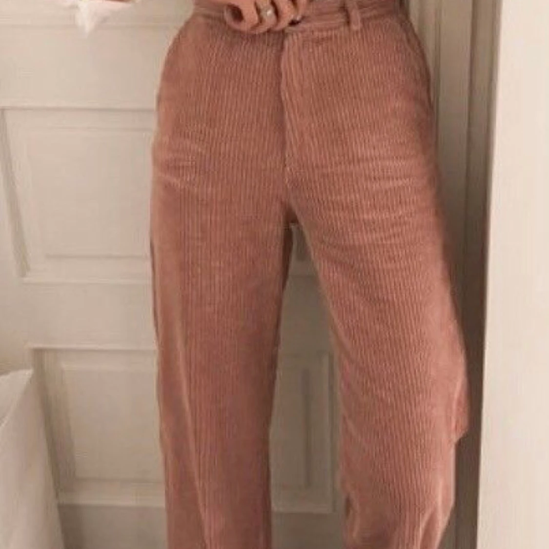 korta smuts rosa manchester byxor