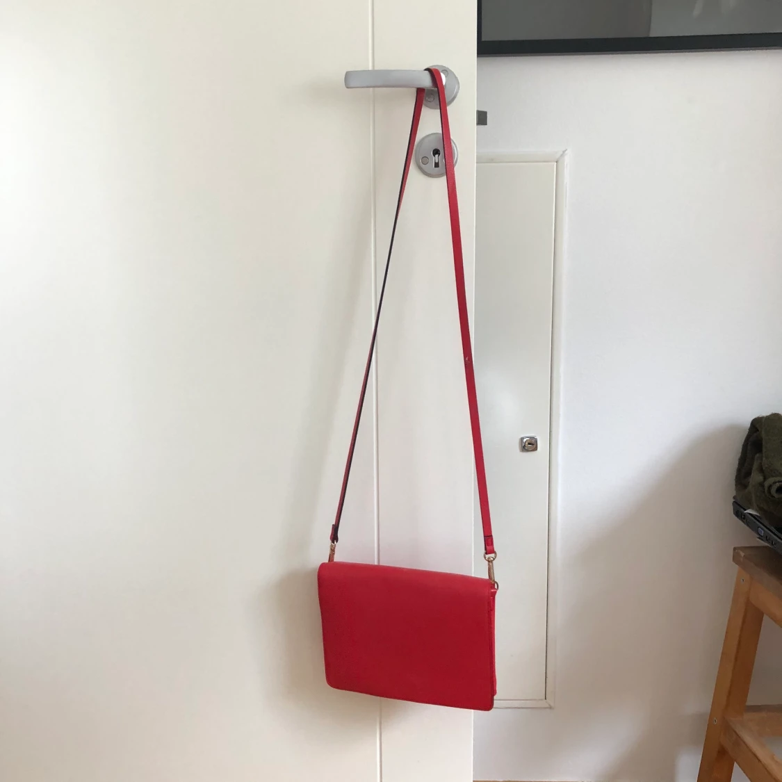 Röd handväska - 91