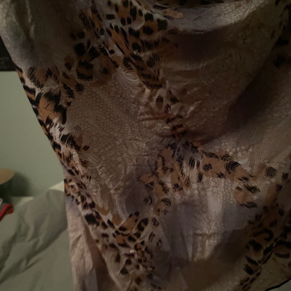 Y2k topp med spets  - 90