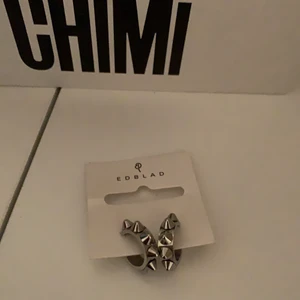 Nit örhänge - Ett par oandvända nit örhängen från Edblad. Köpte dom för någon månad sedan då jag ville ha dess örhängen i silver eftersom jag redan har dom i guld. Mina favorit örhängen! Men insåg att jag inte passar i silver. Nypris är 300kr 