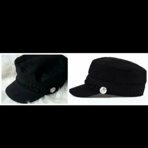  - Helt ny vegamössa / emilmössa ! Svart. 55-58 cm. Small .  Frakt 49 kr. 