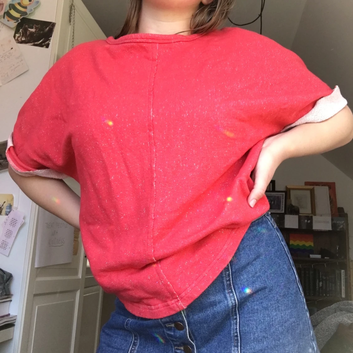 Rosa tröja storlek L - 90