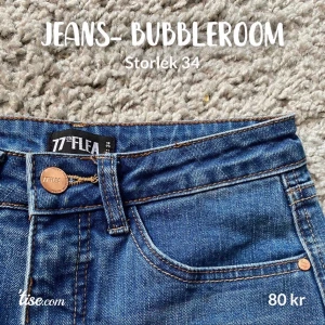 Jeans- Bubbleroom - Superfina jeans ifrån Bubbleroom. Storlek 34, passar xs / s skulle jag säga.  Helt oanvända, endast testade 🌱✨ Köparen betalar frakt 🌼