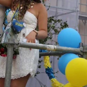  - Säljer min fina studentklänning! Använd en gång.  Priset kan diskuteras