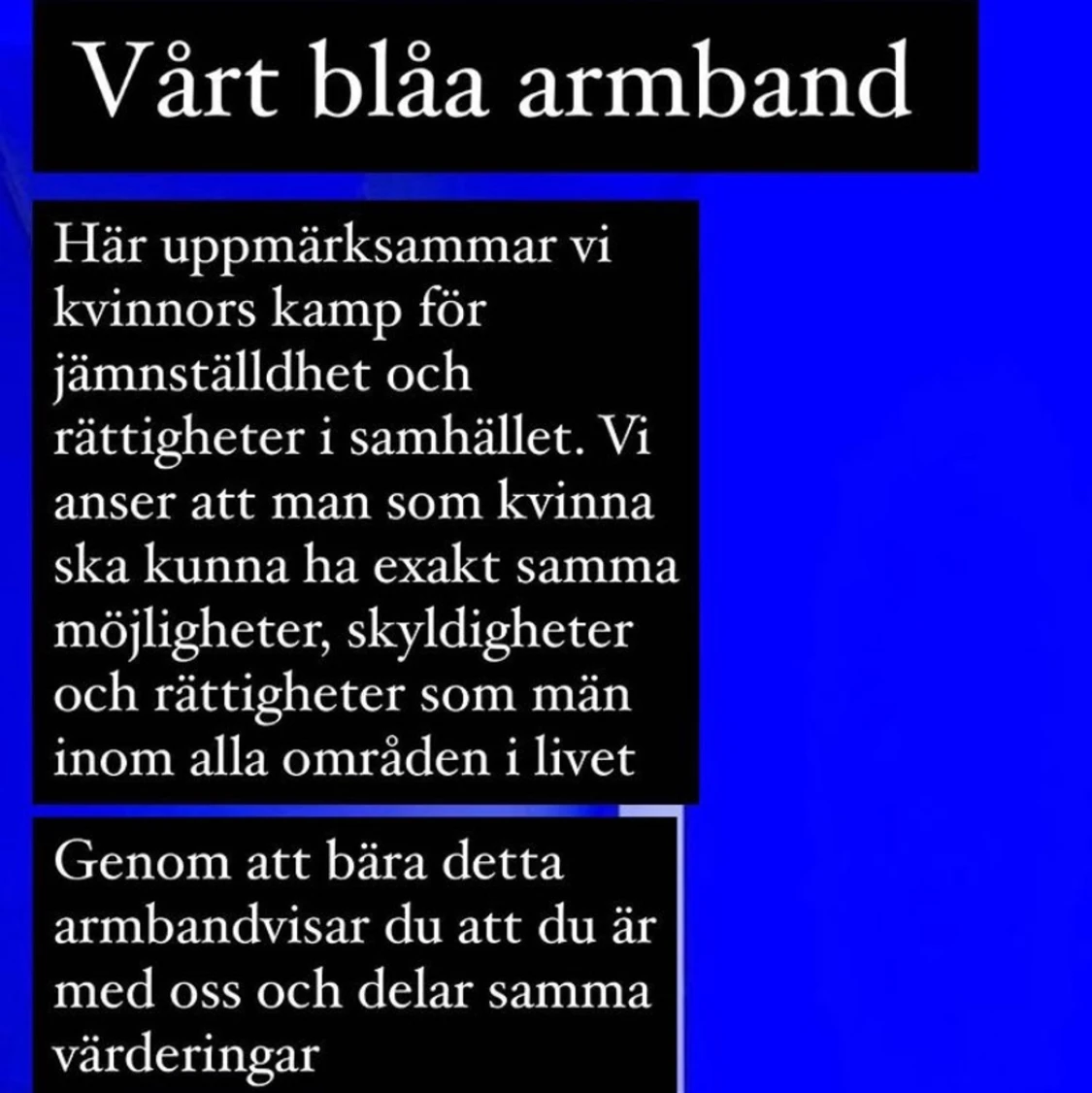 Blått pärlarmband - 91
