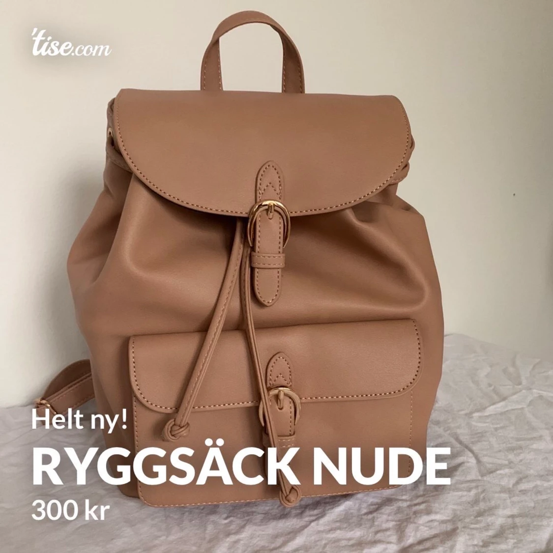 Ryggsäck nude/ Pull & Bear/ Ny