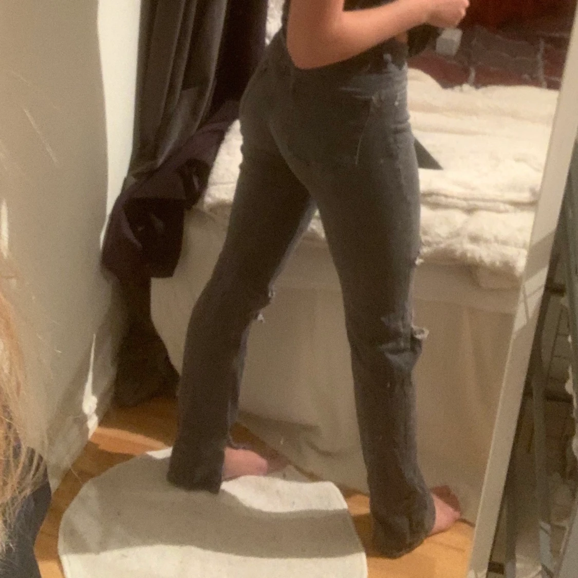 Jeans med slit  - 90