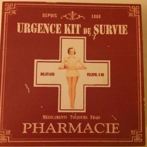  - Stor apoteks-plåtburk för ditt hemapotek! Retro! Fräsch, hel och ren 💊💉🥼