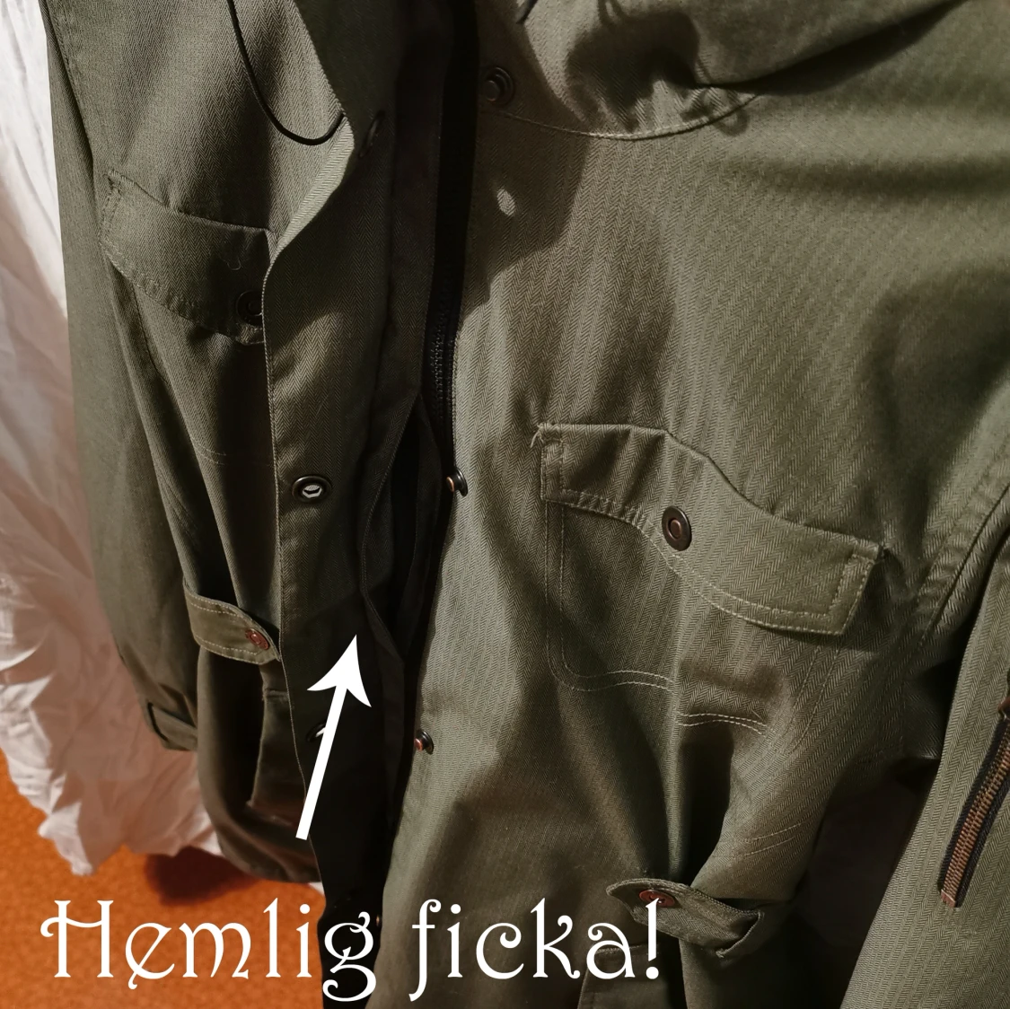 Everest : Grön jacka med huva - 90