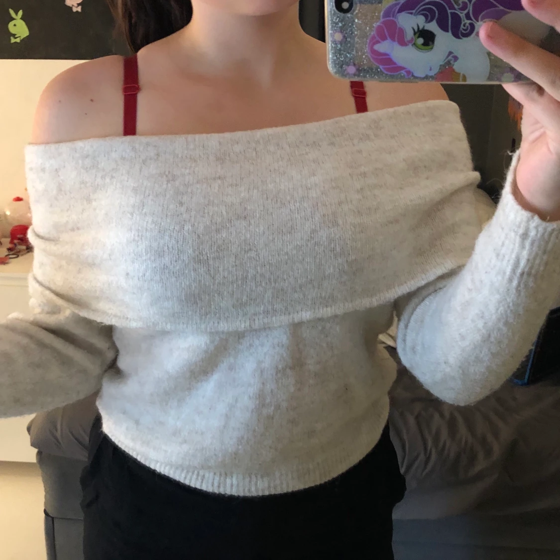 Of shoulders tröja - 90