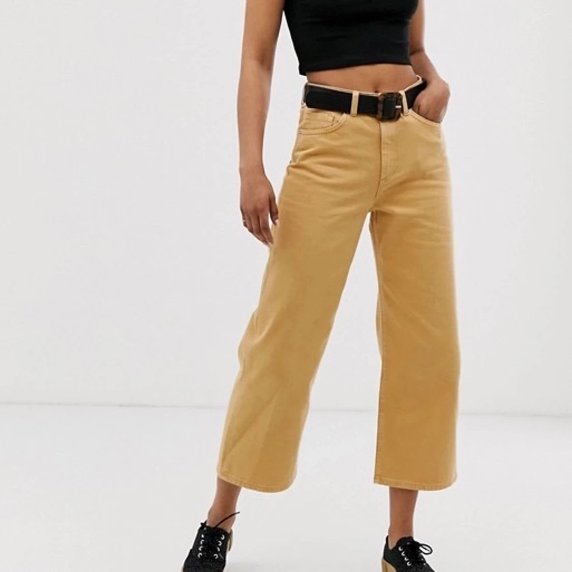 Monki mozik jens beige/gul