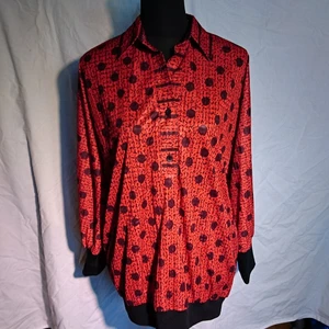 Vintageblus - Superfin vintageblus i tunnt, lite transparent material