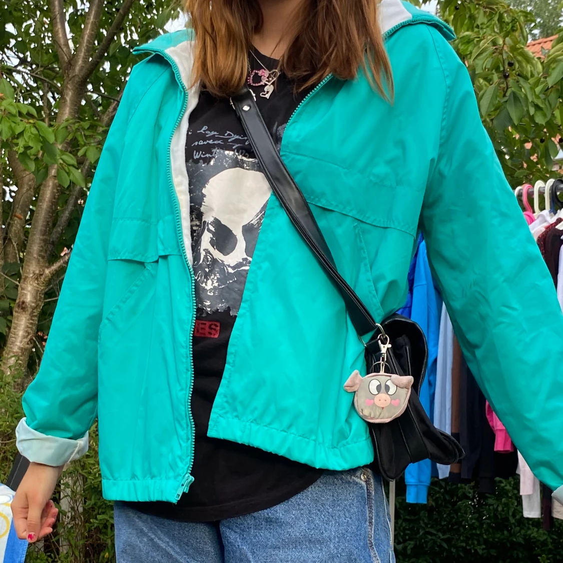 Ljusblå jacka  - 90