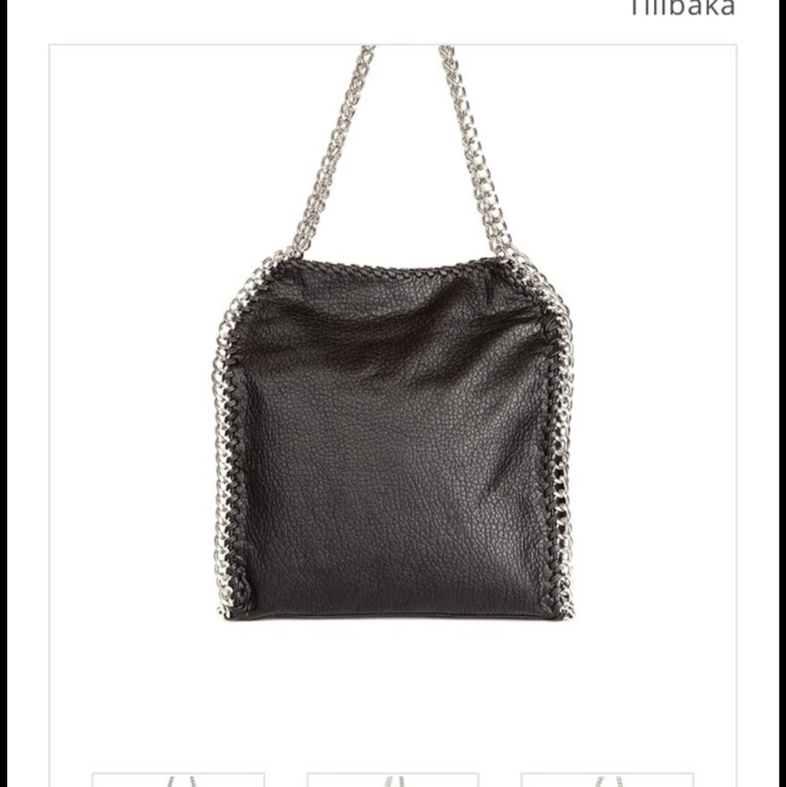 Svart kedjeväska  - 90
