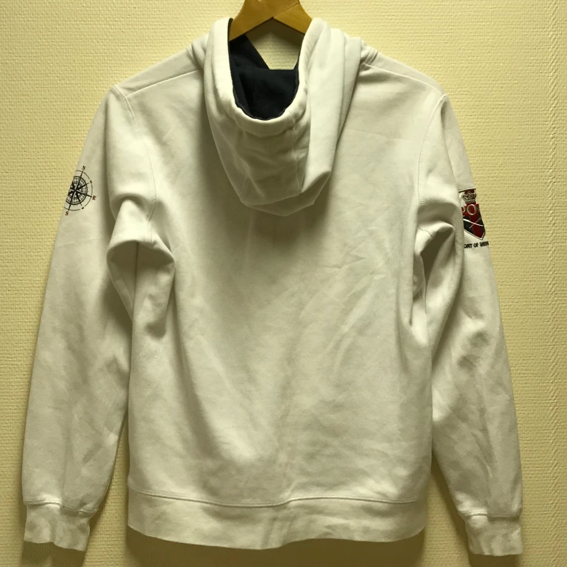 Vit Båt Hoodie - 90