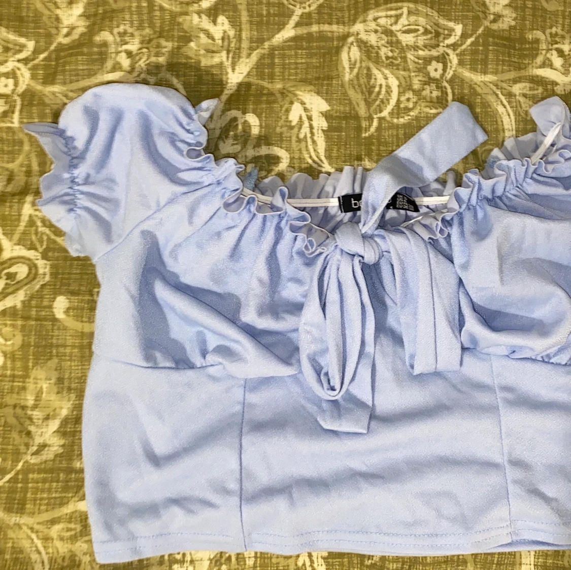 Crop top blå stl 38 - 91