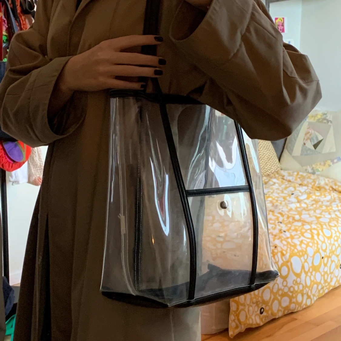 genomskinlig plastväska - 91