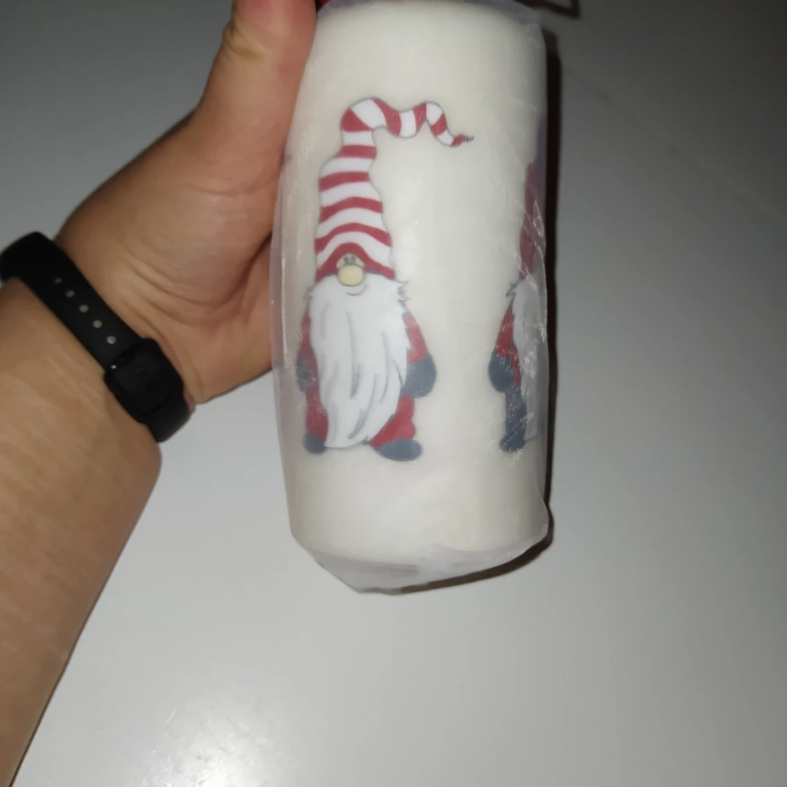 Tomte ljus i förpackning - 90