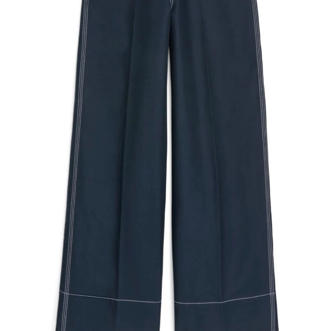 New Arket marinblå byxor. - 90