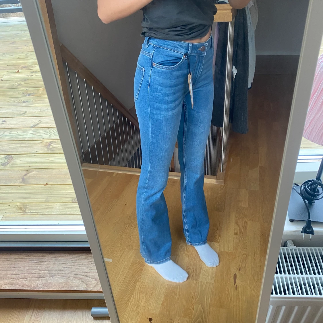 Midwaist bootcut jeans - 91