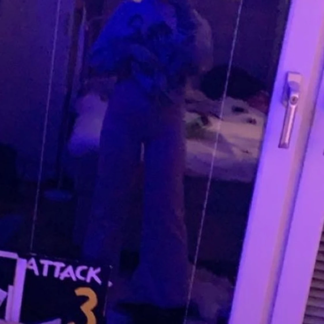 Junkyard wide leg lila byxor - 90