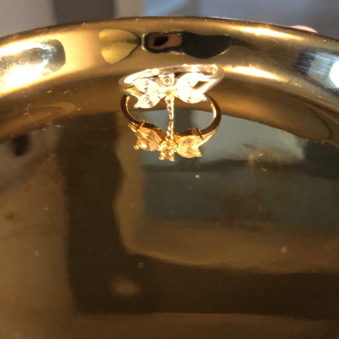 Fin silver ring storlek m - 90