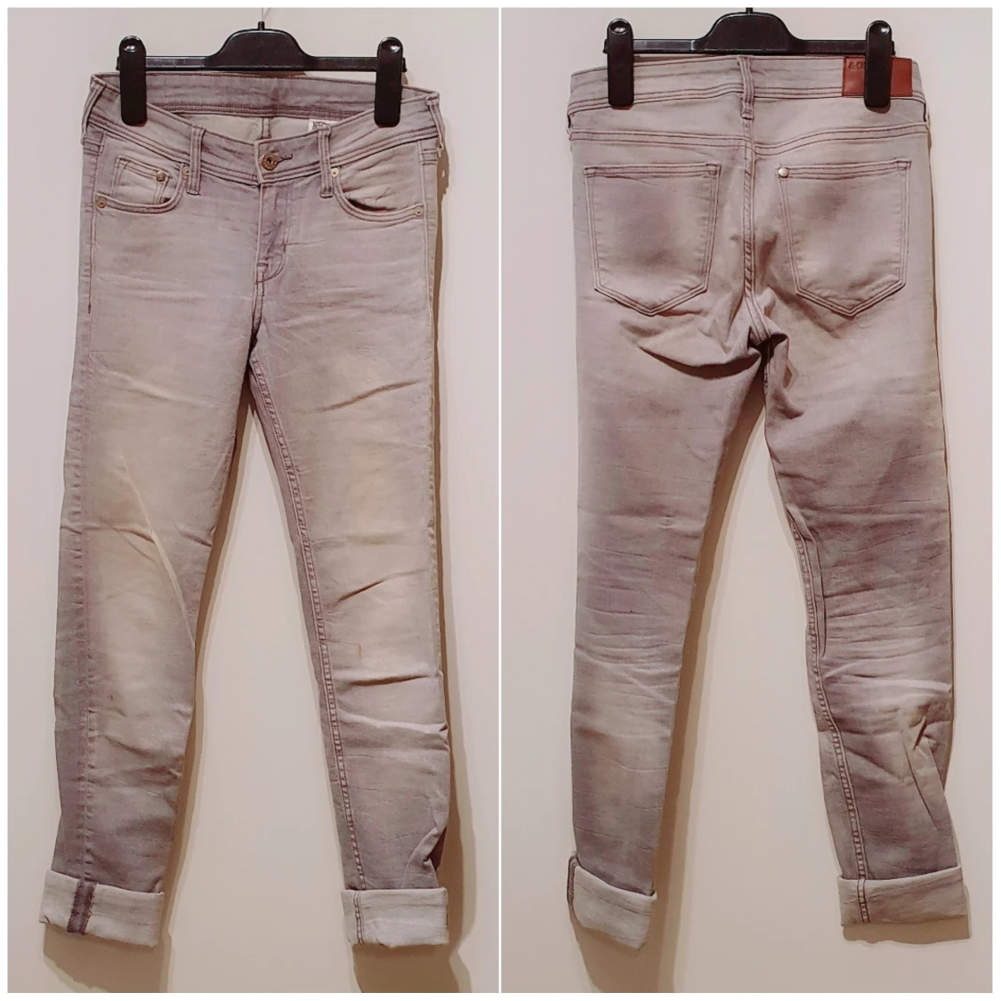 Gråa jeans