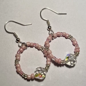 Söta rosa örhängen - Handgjorda! Jätte söta🌸