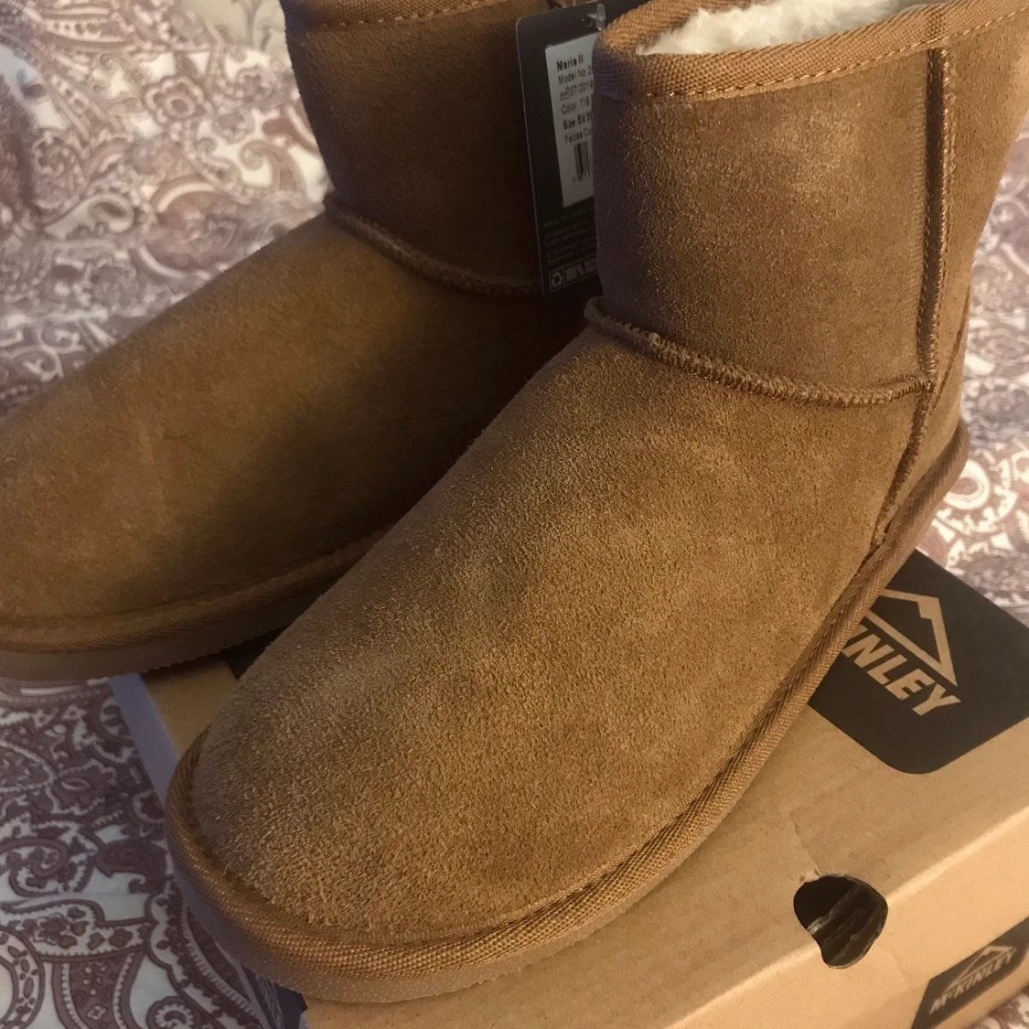 Bruna/Brown Mckinley uggs skor i stl 39